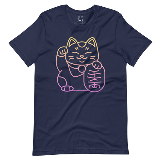 Lucky Cat Short Sleeve Unisex T-Shirt