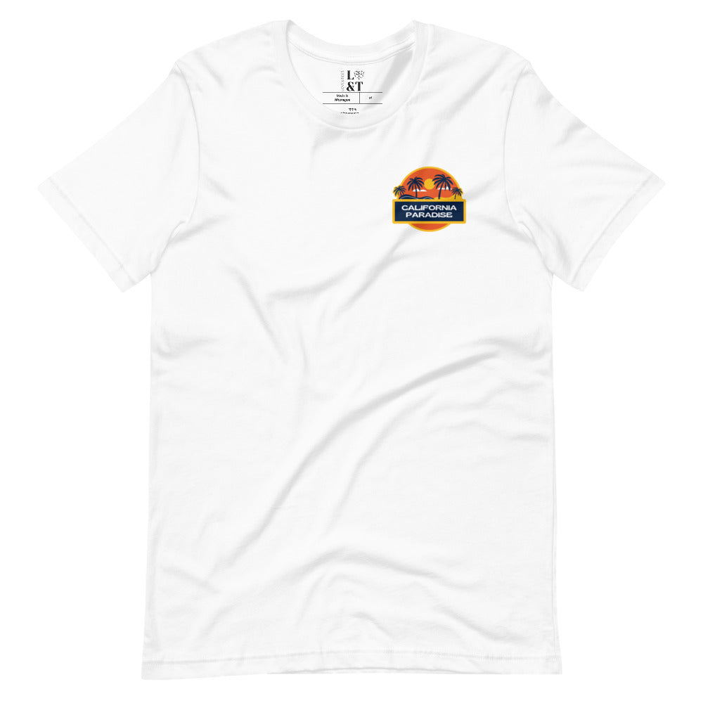 California Paradise Short Sleeve Unisex T-Shirt