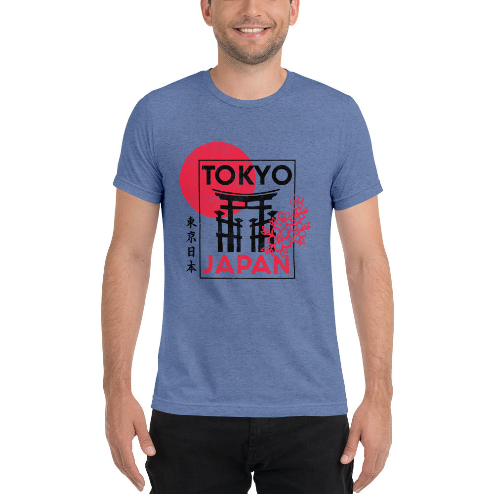 Tokyo Short Sleeve Tri-Blend T-Shirt