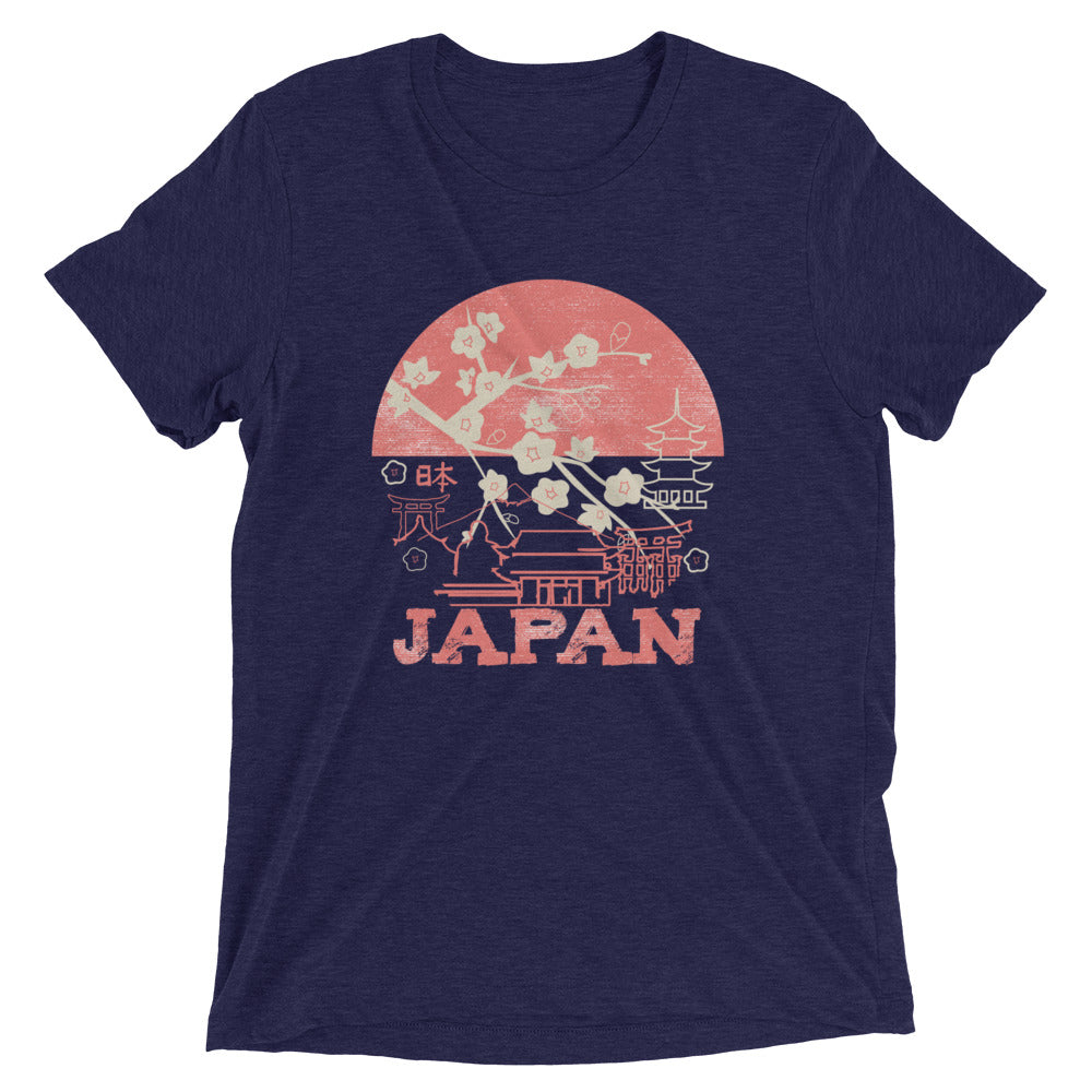 Japan Short Sleeve Tri-Blend T-Shirt