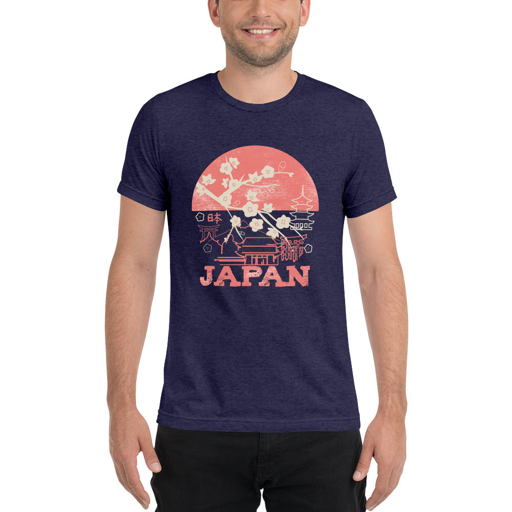 Japan Short Sleeve Tri-Blend T-Shirt