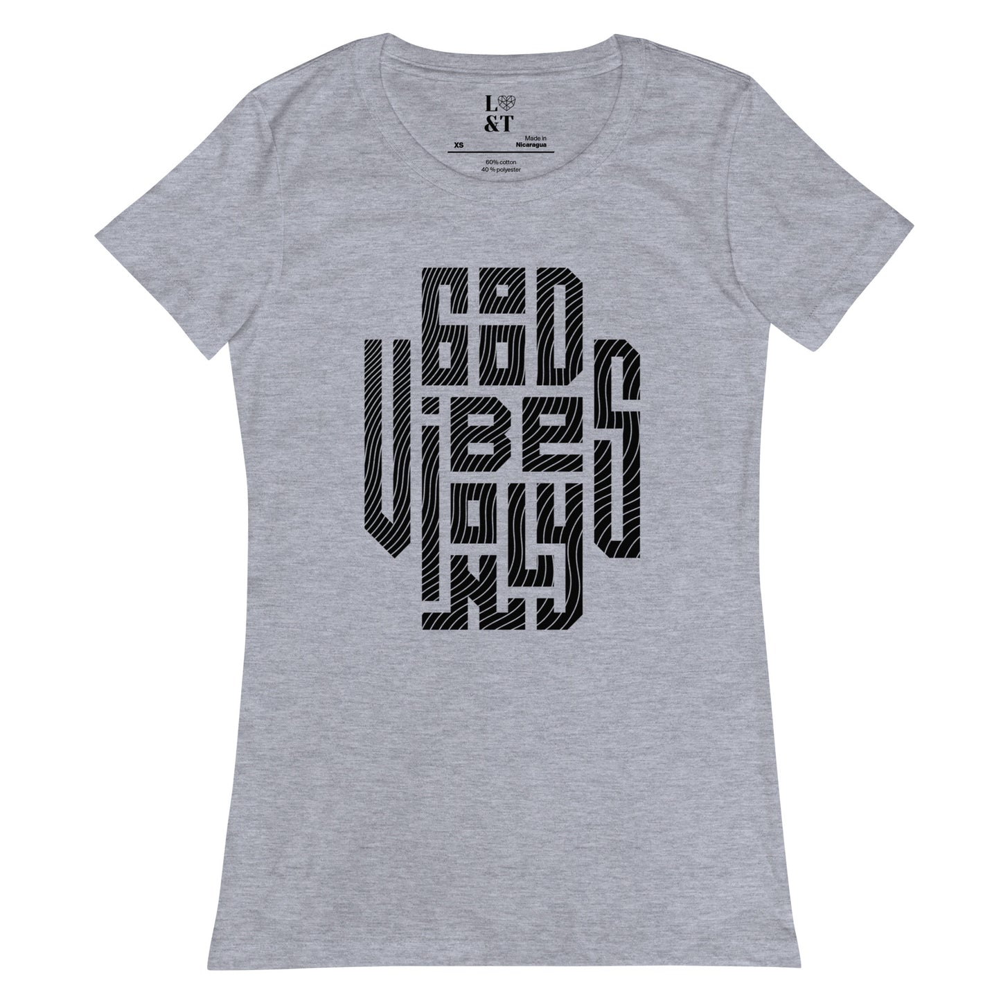 Good Vibes Only Women’s Fitted T-Shirt