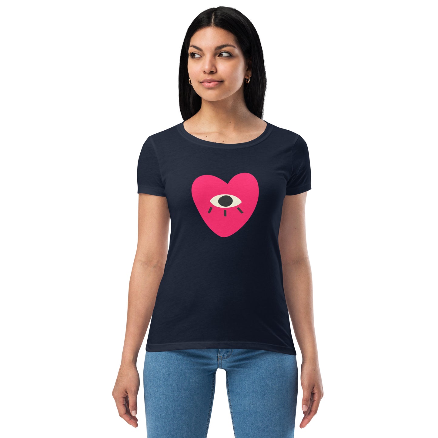 Here's Looking At You Women’s Fitted T-Shirt
