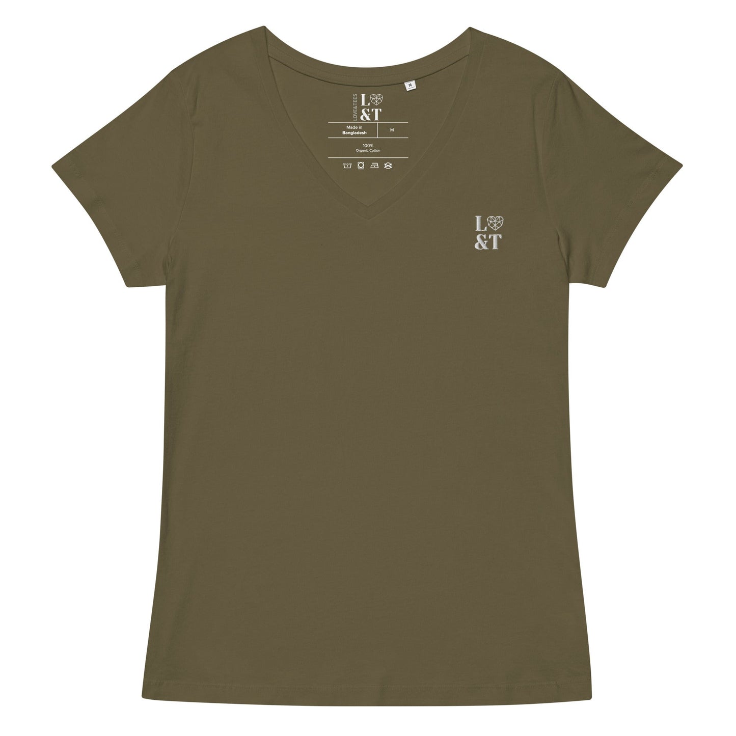 L&T's Women’s Fitted V-Neck T-Shirt