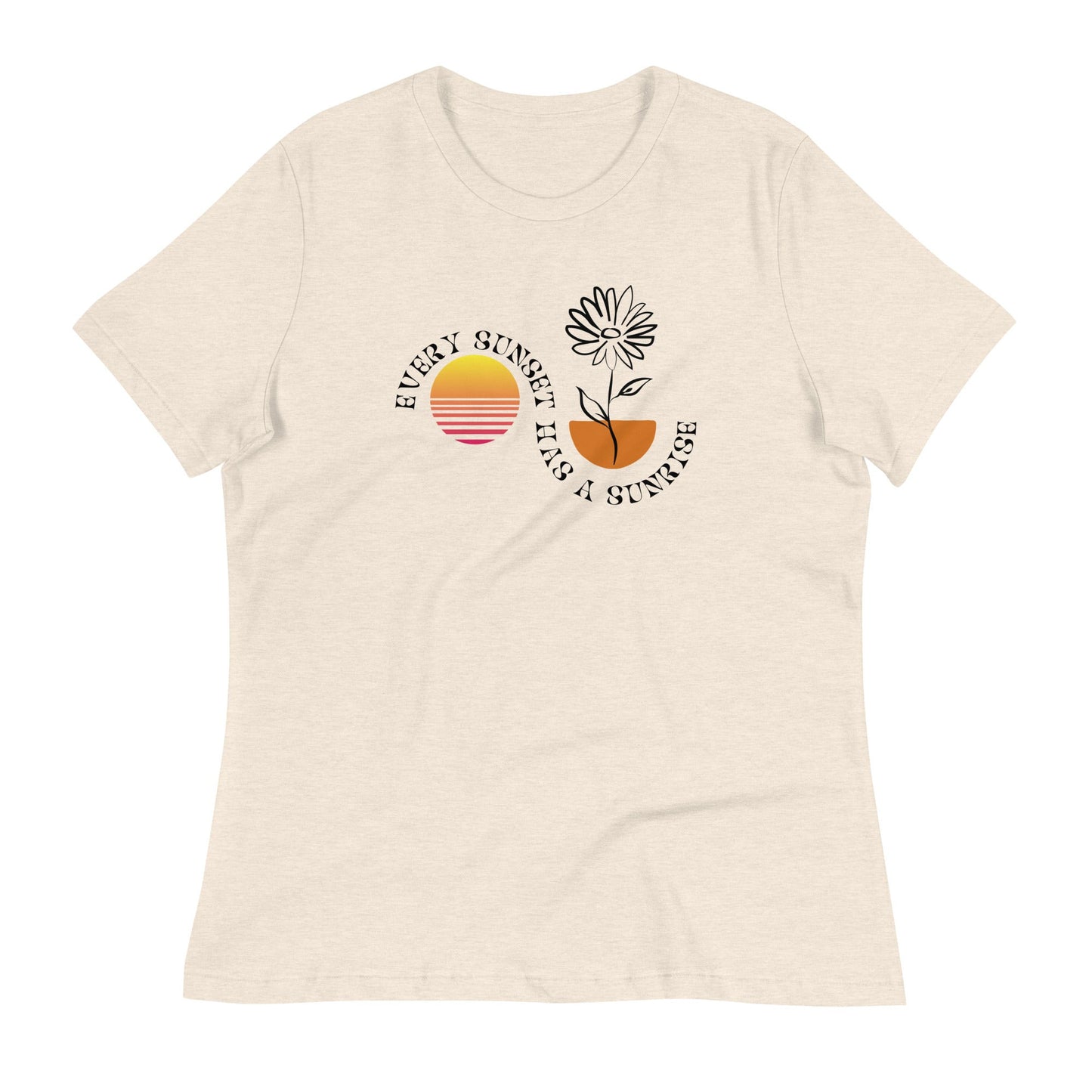 Sunset & Sunrise, Women's Relaxed T-Shirt - Love&Tees