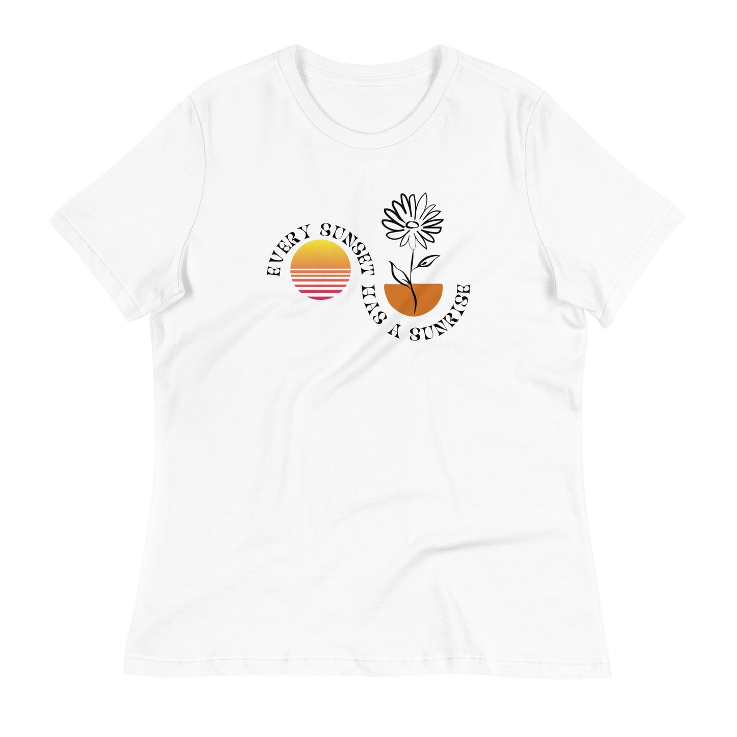 Sunset & Sunrise, Women's Relaxed T-Shirt