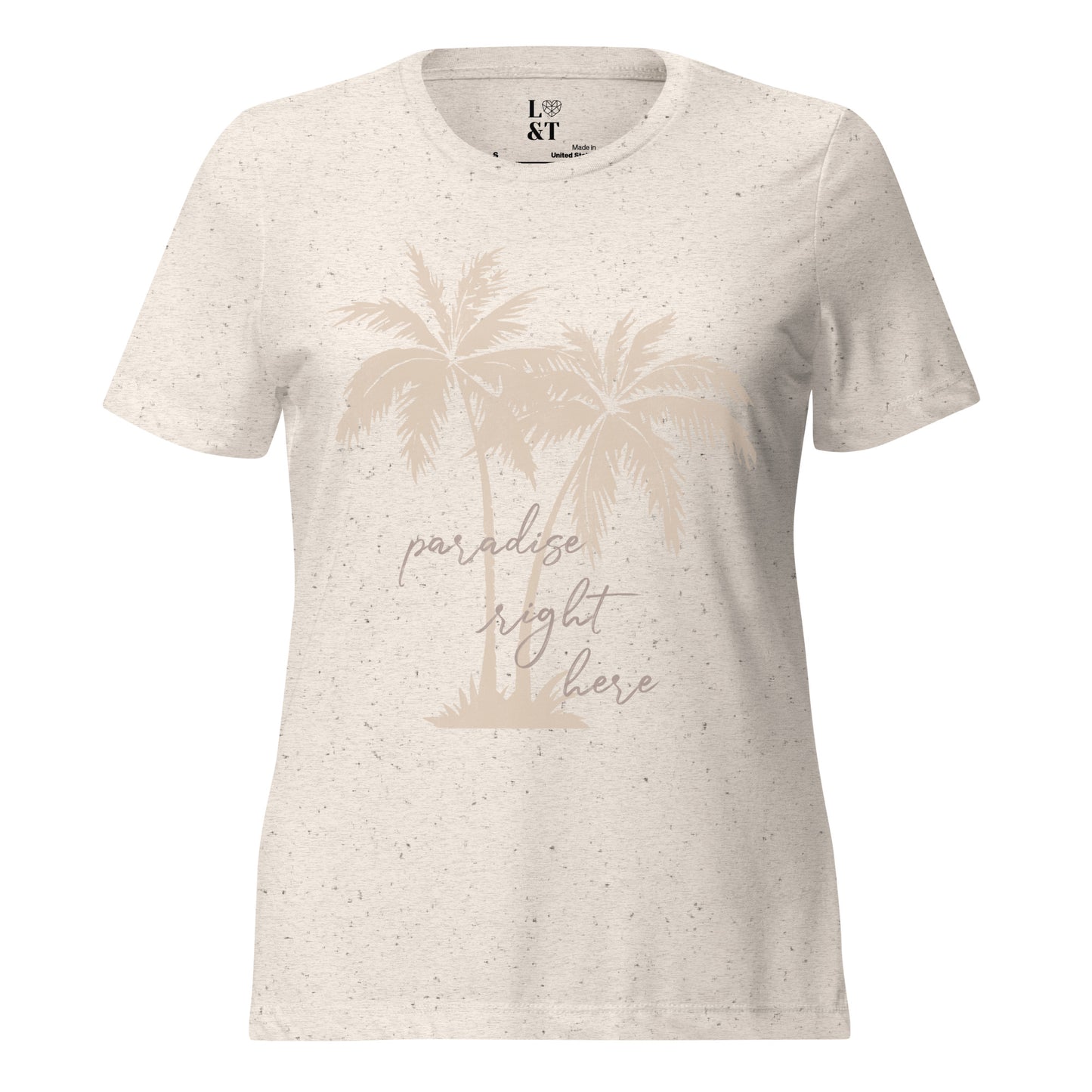 Paradise Right Here, Women’s Relaxed Tri-Blend T-Shirt