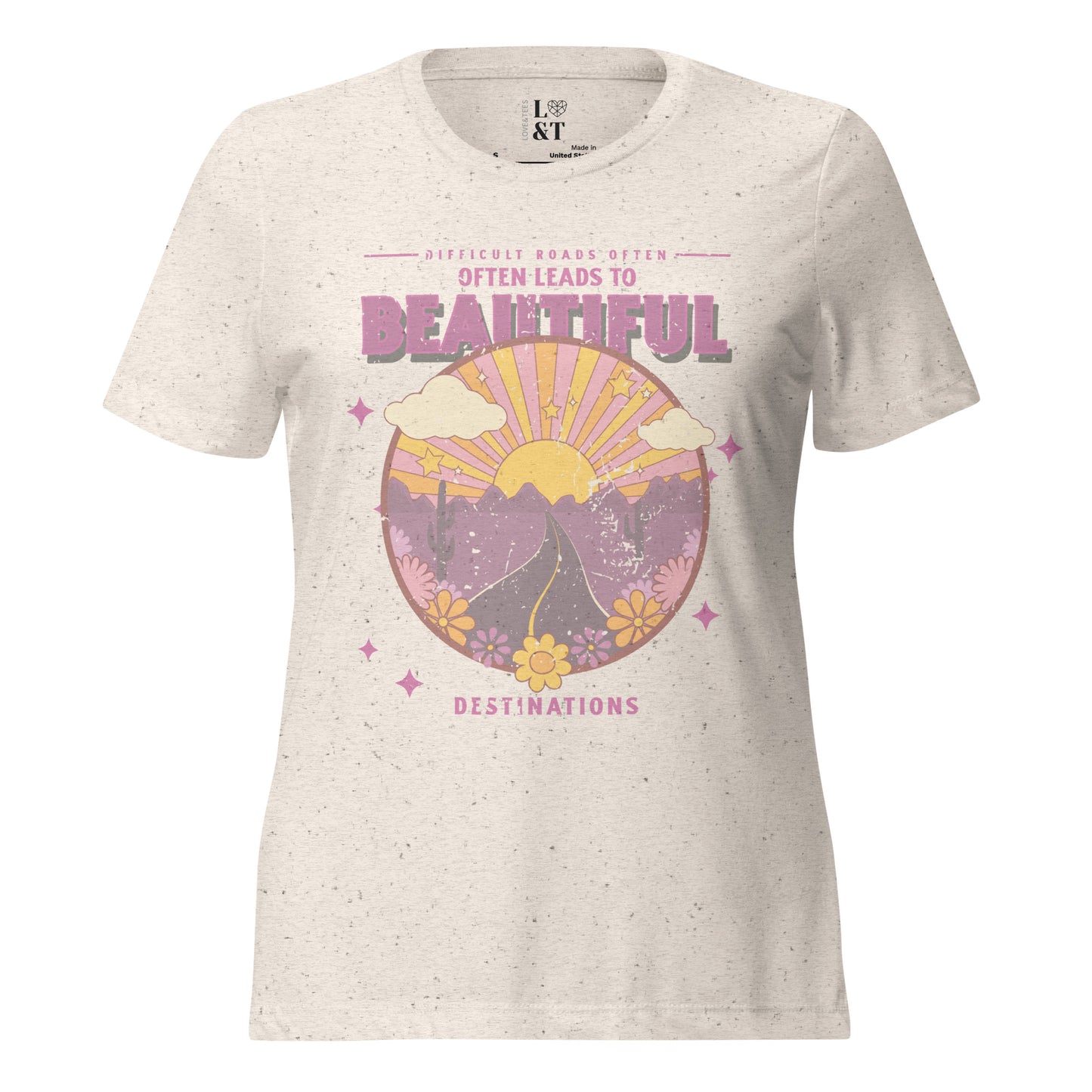Beautiful Destination Women’s Relaxed Tri-Blend T-Shirt