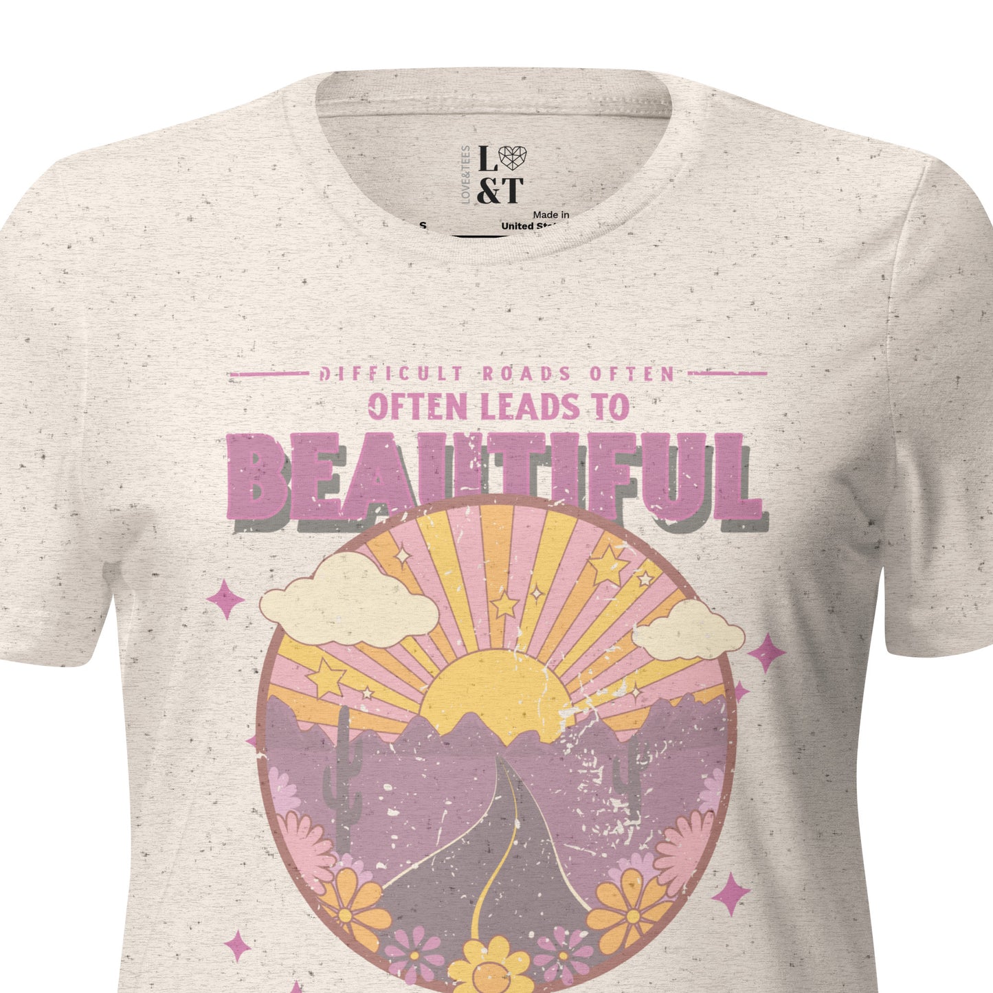 Beautiful Destination Women’s Relaxed Tri-Blend T-Shirt