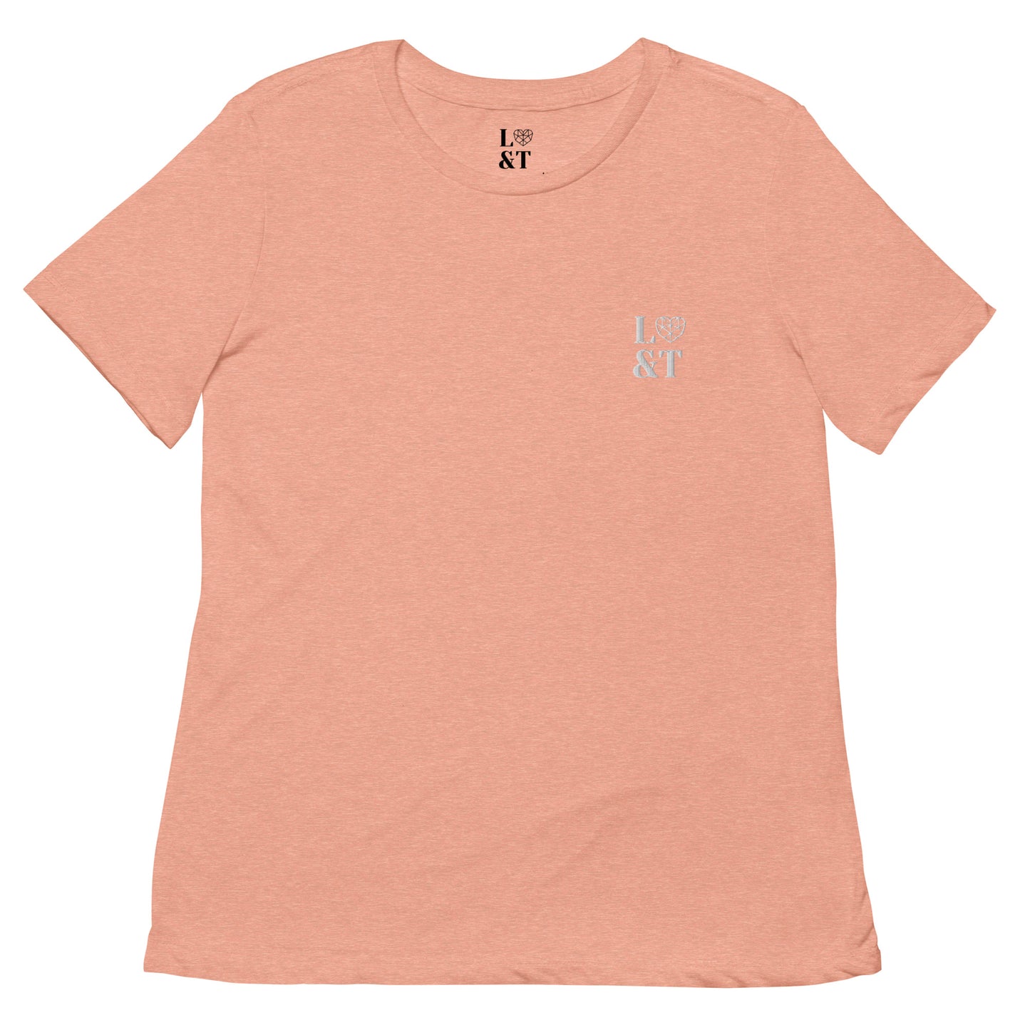 L&T Embroidered Logo Women’s Relaxed Tri-Blend T-Shirt